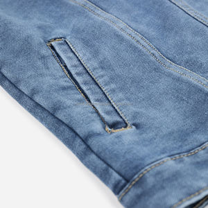 Nardon Apparel Veste Denim Homme Personnalisée Streetwear Fashion Plain Rips Style Vintage Triple Breasted 100% Coton pour l'Hiver - Product Image 6