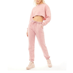 Pantalon de jogging d'hiver pour femme avec logo personnalisé, 100% coton, taille à cordon, autres, décontracté, vert plat, molleton de soie - Product Image 3