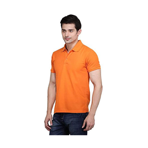 Polo en coton à col rond toutes saisons fabriqué en Inde pour une polyvalence toute l'année disponible au prix d'usine - Product Image 4