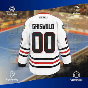 Maillot de hockey avec lettres et numéros cousus Authentique Fabs App Authentique Maillot de hockey d'équipe Maillot de hockey de match - Product Image 3