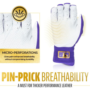 Franklin Long Cuff Venta al por mayor Online Profesional Bateo Franklin Entrenamiento deportivo KIP Cuero Béisbol Softball Guantes - Product Image 2