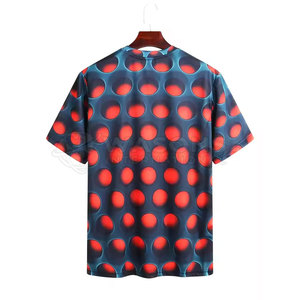 เสื้อยืดกีฬาผู้ชายแบบซับลิเมชั่น สำหรับออกกำลังกาย ระบายอากาศได้ดี แห้งเร็ว ผลิตจากโพลีเอสเตอร์ แขนสั้น - Product Image 6
