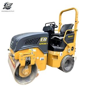 Rodillo Compactador Usado Sany SZR30C, 2.9 Toneladas de Peso Operativo, Compactador Vibratorio de Doble Tambor, Compactador Pequeño de Construcción Chino Original - Product Image 1