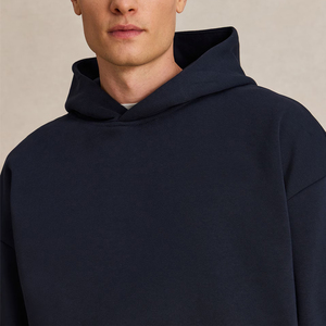 Sweat à capuche surdimensionné pour homme, 100% coton, de haute qualité, style streetwear, sans cordon, coupe ample, pour la saison printanière - Product Image 4
