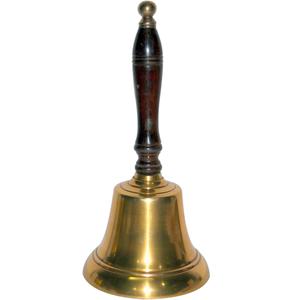 Campana de mano de nuevo diseño 2025 con mango de madera, servicio de restaurante al por mayor, artículo decorativo para el hogar de alta calidad, producto estándar superior - Product Image 1