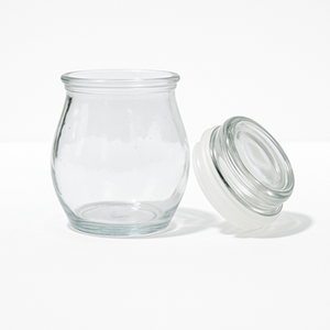 Tarro de vidrio Mason en relieve con tapa de metal almacenamiento hermético para uso doméstico perfecto para recetas de aperitivos - Product Image 4