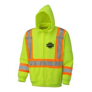 Sudaderas de Trabajo Personalizadas con Reflectores de Seguridad, Sudaderas Multiusos con Capucha Reflectantes para Hombre, Certificación CE - Product Image 2