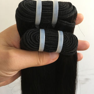 Doble dibujado vietnamita virgen cabello humano 12A grado hueso recto Vietnam extensión del cabello humano, paquete de pelo vietnamita crudo - Product Image 5