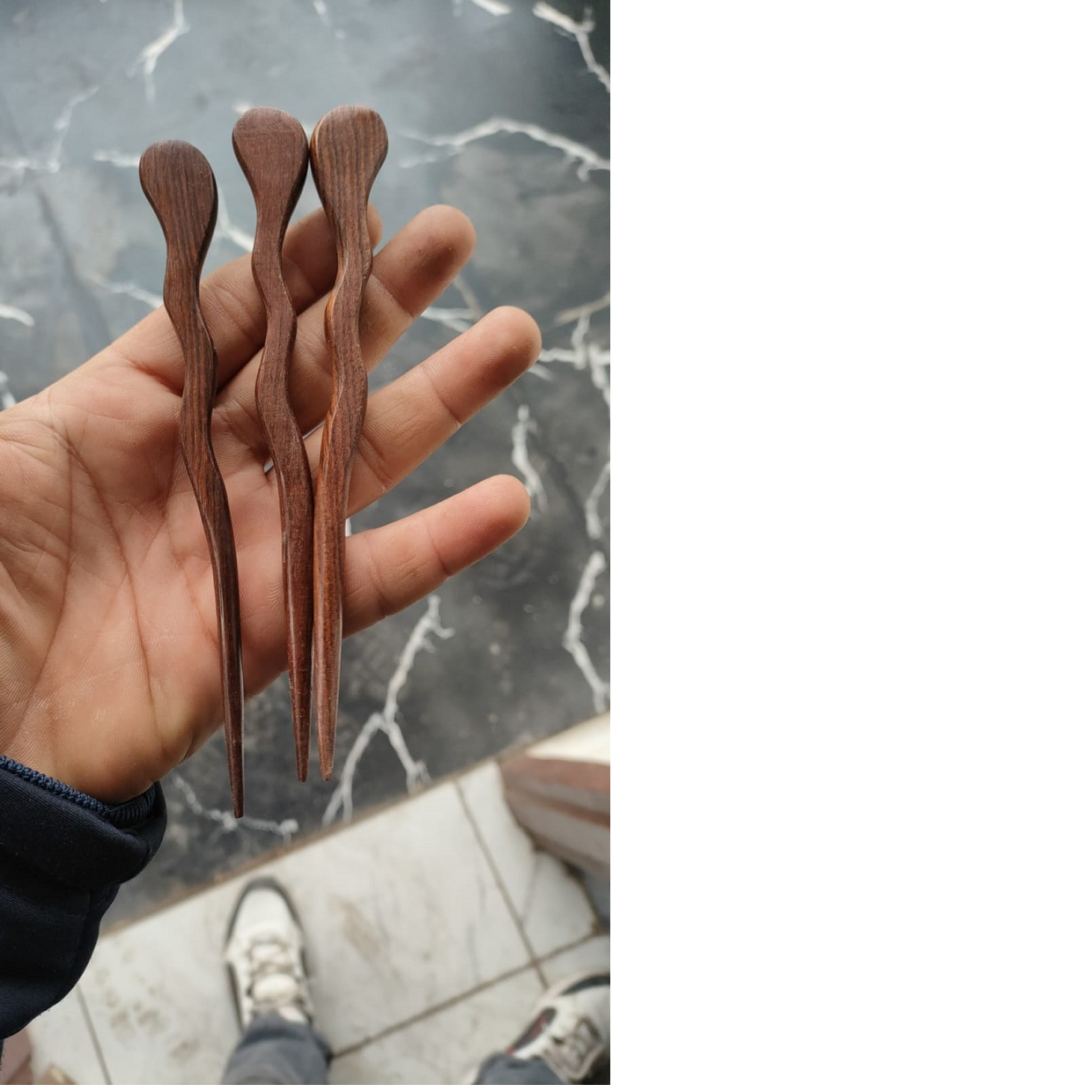Resin Inlay Crochet Hooks - Custom Wooden - Laser Engraved Sizes for Knitting Suppliers by CONIFER HANDMADES