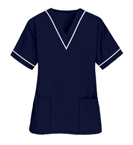 Logotipo personalizado XRAY Hospital uniformes elástico Jogger estilo quirúrgico laboratorio bata batas suave poliéster algodón enfermera Scrubs - Product Image 6