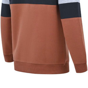 Personnalisable 100% coton hommes gris chiné couleur bloc sweat hiver à capuche respirant tricoté Style sweats à capuche - Product Image 6