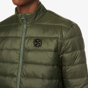 Chaqueta Acolchada Personalizada para Hombre, Estilo Urbano con Cuello Alto, Material de Lona de Alta Calidad, Temporada de Invierno - Product Image 4