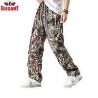 Pantalon de chasse cargo personnalisable pour hommes, derniers vêtements décontractés en toile camouflage Realtree de grande taille