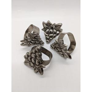 Ensemble de 2 anneaux de serviette de table élégants et modernes, en métal de qualité supérieure, écologiques, décoratifs, pour restaurant - Product Image 6