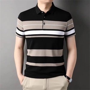 Prix d'usine polos de golf unisexe en coton polyester unis pour hommes logo personnalisé polo imprimé brodé pour hommes - Product Image 2