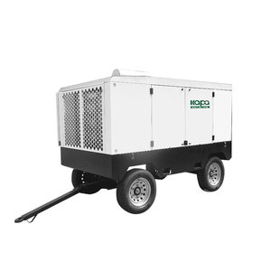 Chuyên nghiệp 8bar vít DIESEL Máy nén khí 185 CFM Máy nén khí động cơ diesel di động khai thác mỏ Máy nén khí - Product Image 3