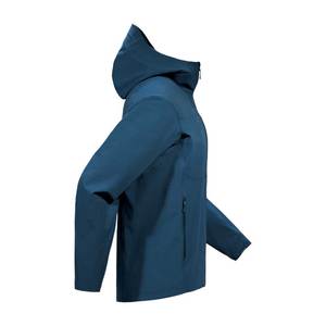 Vestes d'hiver pour hommes imperméables pour la randonnée en plein air, logo d'équipe personnalisé, softshell chaud, à capuche, coupe-vent, pour hommes - Product Image 3