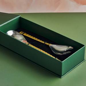 Nouveau design de vaisselle couverts en acier inoxydable couverts couverts à salade pour la maison et le mariage - Product Image 6