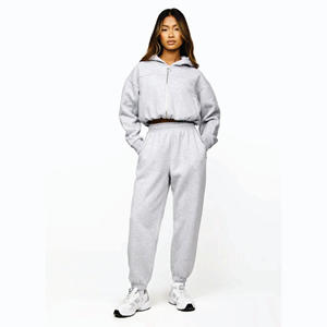 RainbowTouches Acid Wash French Terry Wash Chándal Vintage Traje 2 piezas Pantalones de chándal y Zip up Hoodie Set Mujeres Jogging Trajes - Product Image 1