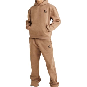 Venta al por mayor de los hombres de peso pesado de 2 piezas pantalones de chándal Set Custom Oversize Sportswear Chándal Venta caliente a granel Active Bottoms - Product Image 1