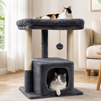 Premium Çevre Dostu Çok Katlı Kedi Ağacı Kulesi Sisal Tırmalama Direkleri Yumuşak Peluş Kedi Mobilyası İç Mekan Kedileri Karton OEM/ODM