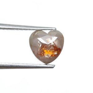 1,40 Ct 7,0 MM Natural rústico rojizo corazón Rosa corte Diamante Suelto para anillo de compromiso de ensueño - Product Image 5
