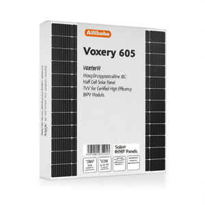 Panneau solaire monocristallin Voxery 605W à demi-cellules IBC certifié TUV pour module BIPV à haute efficacité - Product Image 2