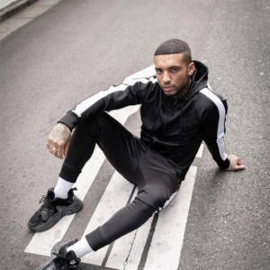 Offre Spéciale Produit Gym Fitness Vêtements de sport Survêtements d'entraînement en polaire technique Ensemble deux pièces pour hommes Survêtement de jogging pour hommes - Product Image 3
