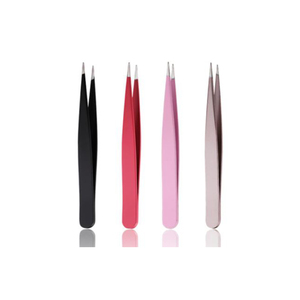 Personnalisation professionnelle applicateur d'extension de cils ensemble de pinces à épiler pince à épiler en acier inoxydable - Product Image 1