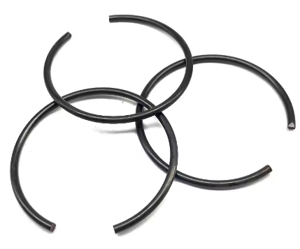 Round Hole Steel Retaining Rings with Wire Snap Shaft Fitting Convenient Installation