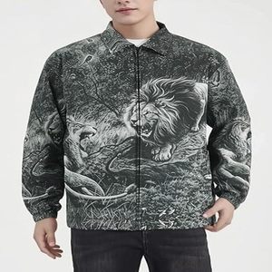 Stylish Men's Plus Size Regular Style Letterman <b>Jacket</b> Stand Winter Custom Embroidery Breathable Eco-Friendly OEM Canvas <b>Fleece</b> - Product Image 1