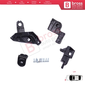 Juego de pestañas de soporte de reparación de montaje de soporte de faro del lado izquierdo para Corolla MK12 E21 2019-On Sedan 81150-02T51 - Product Image 2