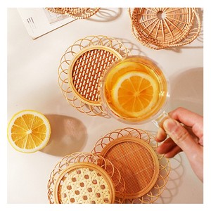 Sous-verre en bambou tissé, nouveau style, napperon fait à la main, chargeur, assiettes, napperons, vente en gros, fabriqué au Vietnam - Product Image 1