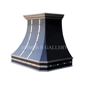Campana Extractora de Cocina Grande de Acero Inoxidable, Diseño Exclusivo, Hecha a Mano, Montada en la Pared o Bajo el Gabinete, con Ventilación - Product Image 4