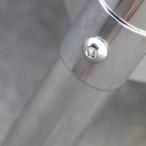 (1500x600xh80/850/900mm) Bàn làm việc chân tròn ba tầng bằng thép không gỉ 201/304 bàn chuẩn bị thức ăn nhà bếp thương mại - Product Image 5