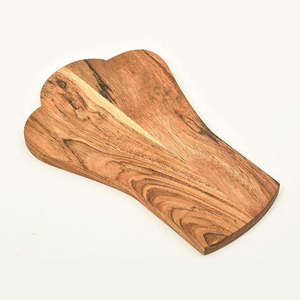 Bloc à découper en bois durable, couleur naturelle décorative, dernier design, bloc à découper en bois, planche à découper pour aliments, ustensiles de cuisine - Product Image 2