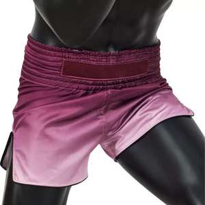 กางเกงชกมวยไทยชายและหญิง กางเกง MMA สำหรับการแข่งขันและฝึกซ้อม ชุดกีฬามวยผสม - Product Image 4