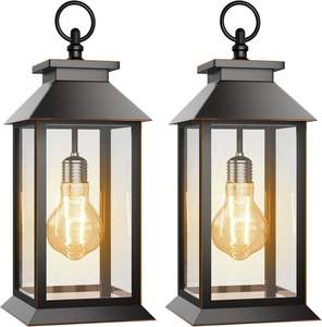 Lanterne en métal pour usage intérieur et extérieur, vente en gros, décoration d'intérieur, lanterne minimaliste avec panneaux en verre, lanterne à bougie personnalisée pour hôtel - Product Image 3