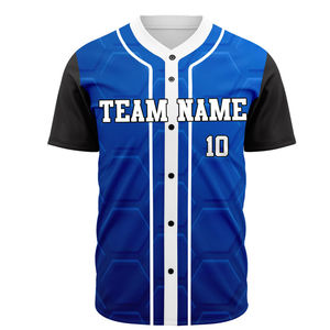 Camiseta de Béisbol para Hombre, Tejido Suave, Absorbe la Humedad, Transpirable, Talla Grande, Cómoda para Movimiento Rápido, Uso Casual - Product Image 1