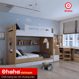 Ohaha Premium Modern Smart Bunk <b>Bed</b> - GTHD021 - Product Image 4