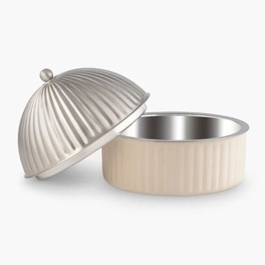 Cazuela creativa de acero inoxidable para servir alimentos, cazuela, vajilla elegante, exhibición de postres para accesorios de cocina - Product Image 2