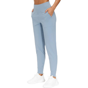Pantalones Joggers Holgados con Logotipo Personalizado, Pantalones de Felpa de Cintura Alta para Mujer, Estilo Hip Hop Transpirable con Decoración de Encaje para Invierno - Product Image 3