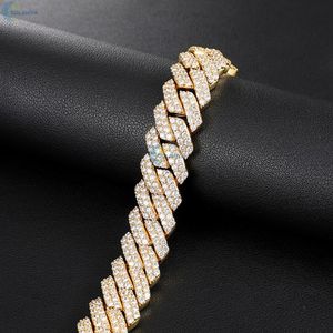 VVS1 Lab Grown Diamond Hip Hop Bling Collar Personalizado Iced Out 20MM Cadena de Eslabones Cubanos - Product Image 5