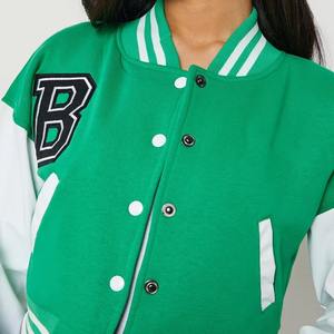 Veste de baseball tendance pour le campus et la rue, vente en gros, broderie en chenille personnalisée, veste de baseball élégante pour hommes et femmes - Product Image 5