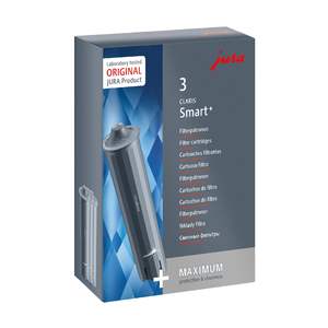 Cartouche de filtre à eau Jura 24233 Claris Smart+ Ensemble de 3 blocs de carbone gris en plastique - Product Image 1
