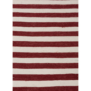 Classic Alhambra Red Orange Flat Weave Wool <b>Rugs</b> Striped Rectangle Jute <b>Rugs</b> for Home for Hallway Room Bedside Decor-ADWL-13291 - Product Image 3