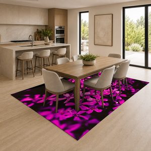 <b>RUGS</b> DEPOT LXDP-0728 Wholesale Pink Plum Traditional Anatolian Digital Printed Machine Washable Chenille Area <b>Rug</b> <b>Non</b> <b>Slip</b> - Product Image 4