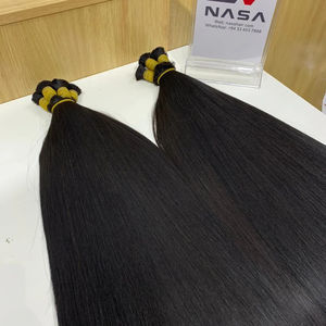 Mejor venta de pelo a granel 100% cabello humano virgen vietnamita al por mayor de fábrica producto de buena calidad - Product Image 1