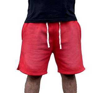Fabricante de pantalones cortos lavados con ácido, pantalones cortos de rizo francés lavados de algodón de verano lavados personalizados, transpirables OEM - Product Image 1