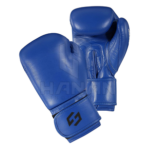 Guantes de boxeo de cuero cómodos de marca personalizada con cierre seguro Diseño transpirable para entrenamiento deportivo - Product Image 1